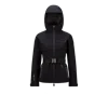 Moncler Fex Hooded Shell Jacket, Women, Black, Size: 3 In Black