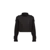 Moncler Veste À Fermeture Zippée Asymétrique In Black