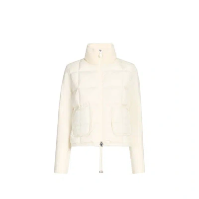Moncler Veste Bi-matière In White