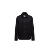 Moncler Cabalian Giubbotto Cotton-blend Overshirt In Black