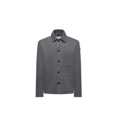 Moncler Veste-chemise Cabalian In Gray