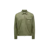 Moncler Vigeon Down Shirt Jacket In Green
