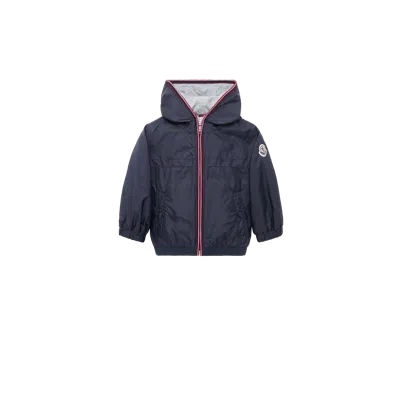 Moncler Kids' Veste De Pluie À Capuche Anton In Blue