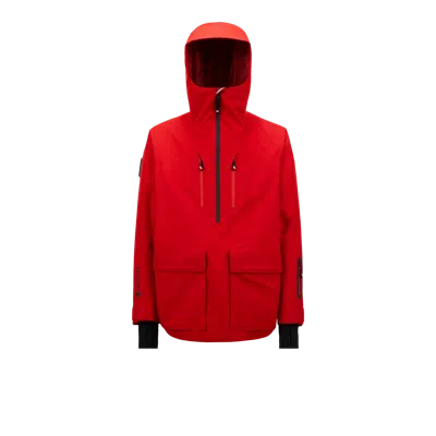 Moncler Waistcoate De Ski Cerro En Gore-tex In Red