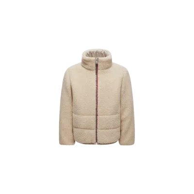 Moncler Kids' Veste Matelassée Casan En Teddy In Neutral