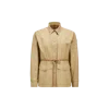 Moncler Saulon Technical Twill Field Jacket In Beige