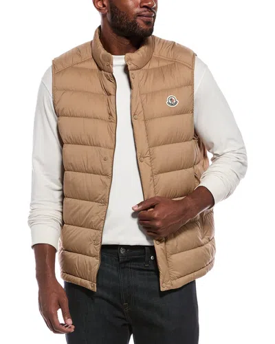 Moncler Vests In Brown