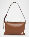 Moncler Vetta Leather Shoulder Bag