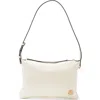 Moncler Vetta Leather Shoulder Bag In White