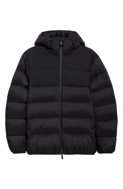 Moncler Veumont Nylon Down Jacket In Black
