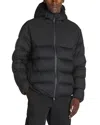 Moncler Veumont Technical Down Jacket In Black