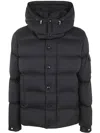 Moncler Maya 70 Hooded Quilted Down Jacket In Black