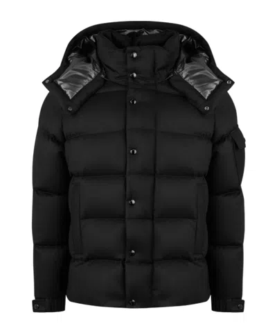 Moncler Vezere Long Sleeve Down Jacket In Black