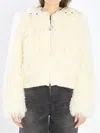 Moncler Vigiers Faux-fur Puffer Jacket In Neutral