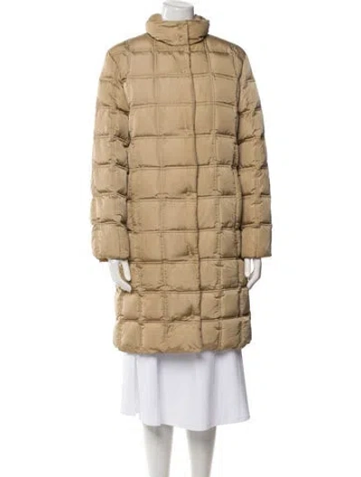 Pre-owned Moncler Vintage 2000's Down Coat In Neutral
