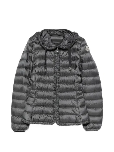 Pre-owned Moncler Vintage 2000s Hooded Padded Jacket In 灰色