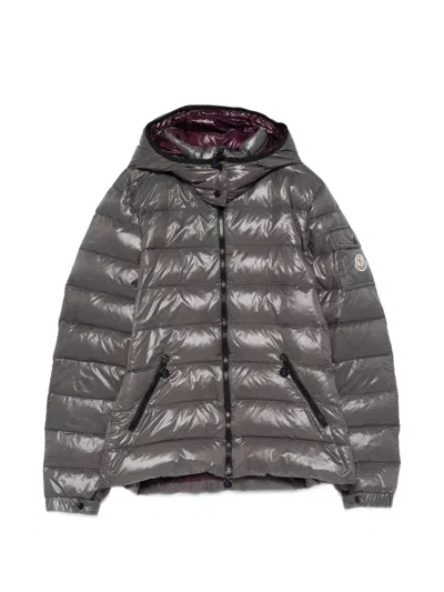 Pre-owned Moncler Vintage 2000s Hooded Puffer Jacket In 灰色