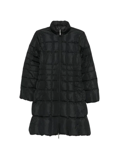 Pre-owned Moncler Vintage 2000s Quilted Coat In Black