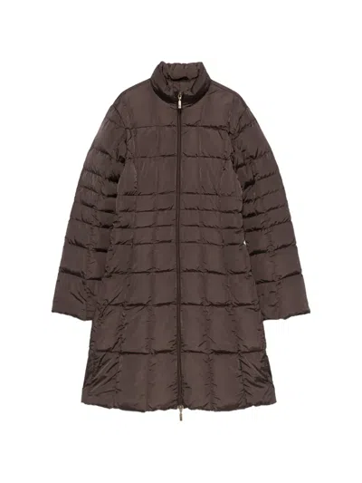 Pre-owned Moncler Vintage 2000s Quilted Down Jacket In Brown