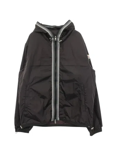 Pre-owned Moncler Vintage 2010s Anton Hooded Parka Jacket In Black