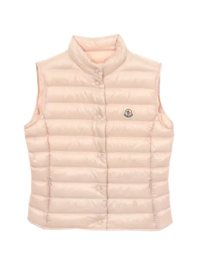 Pre-owned Moncler Vintage 2010s Liane Down Vest In Pink