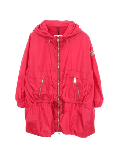 Pre-owned Moncler Vintage 2010s Sanve Hooded Jacket In Pink