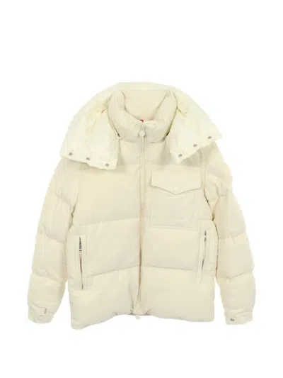 Pre-owned Moncler Vintage 2010s Vignemale Down Jacket In Neutrals