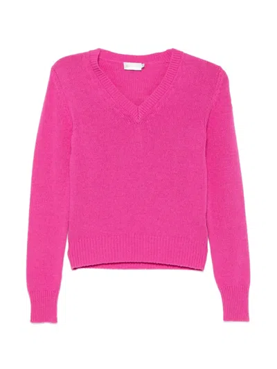 Pre-owned Moncler Vintage 2010s V-neck Sweater In Pink