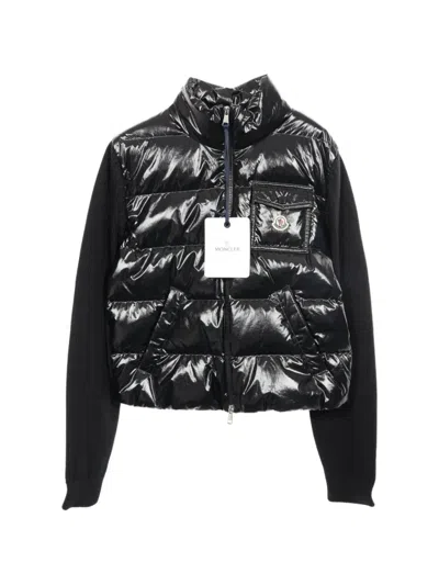 Pre-owned Moncler Vintage 2020 Padded Panelled Puffer Jacket In Black