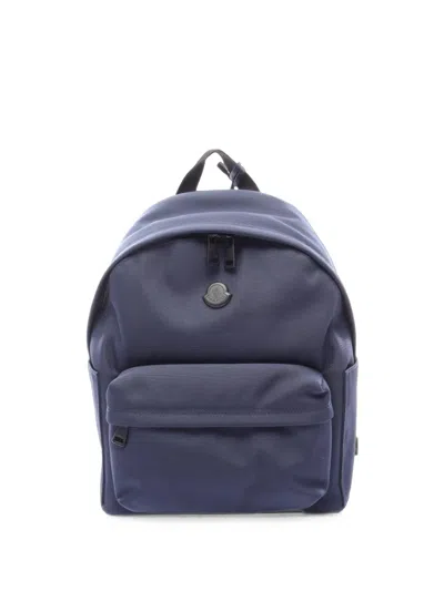Pre-owned Moncler Vintage 2020s New Pierrick Backpack In Blue
