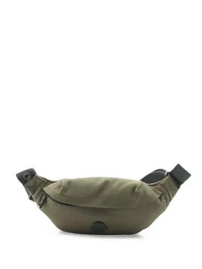 Pre-owned Moncler Vintage 2020s Small Durance Belt Bag In Green