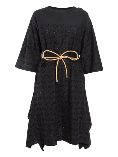 Pre-owned Moncler Vintage 2024 Broderie-anglaise Dress