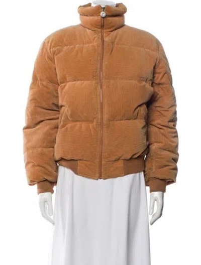 Pre-owned Moncler Vintage Bomber Jacket In Brown