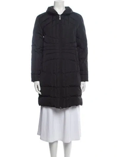 Pre-owned Moncler Vintage Coat In Black