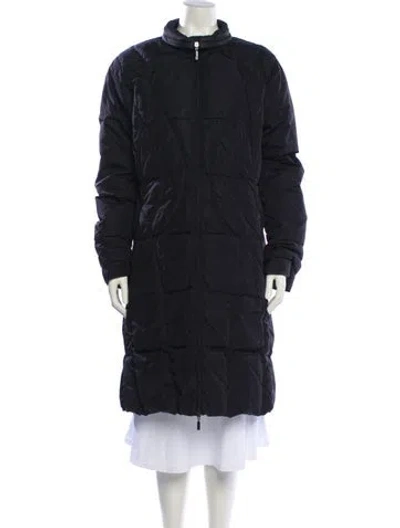 Pre-owned Moncler Vintage Down Coat In Black