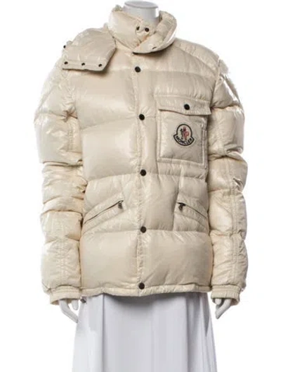Pre-owned Moncler Vintage Down Jacket In Neutrals