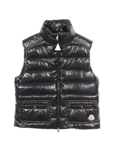 Pre-owned Moncler Vintage Frelon Padded Gilet In Black
