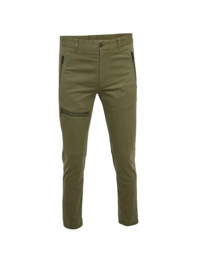 Pre-owned Moncler Vintage Gabardine Cargo Pants In Green
