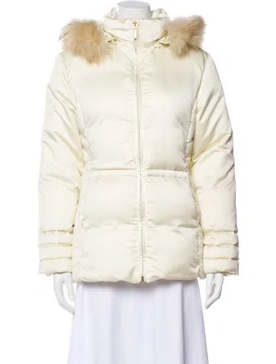 Pre-owned Moncler Vintage Late 1990's - Early 2000's Down Jacket In Neutral