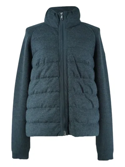 Pre-owned Moncler Vintage Long-sleeved Jacket In Gray