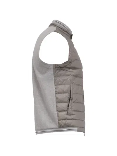 Pre-owned Moncler Vintage Maglia Gilet Zip-up Gilet In Grey