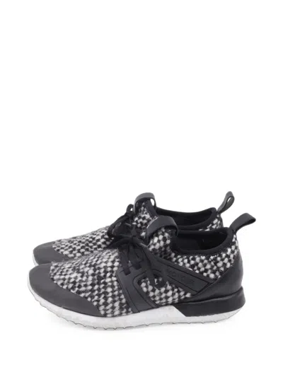 Pre-owned Moncler Vintage Meline Slip-on Sneakers In Black