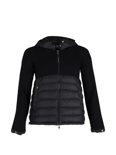 Pre-owned Moncler Vintage Padded Hooded Jacket In Black