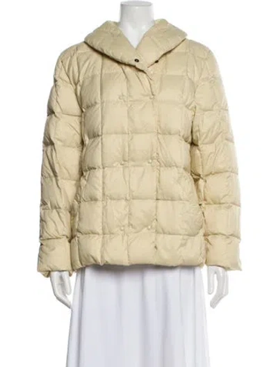 Pre-owned Moncler Vintage Puffer Jacket In Neutral