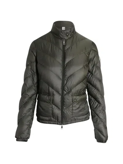 Pre-owned Moncler Vintage Quilted Puffer Jacket In Green