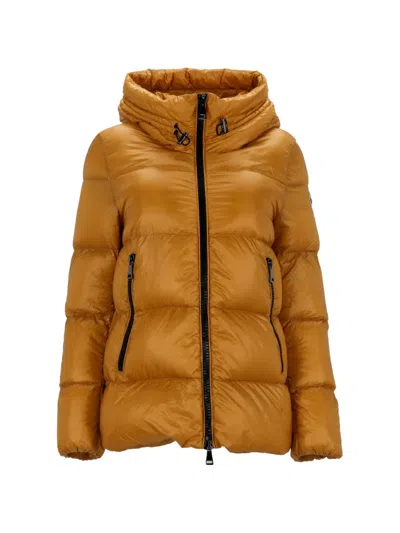 Pre-owned Moncler Vintage Seritte Hooded Jacket In Yellow