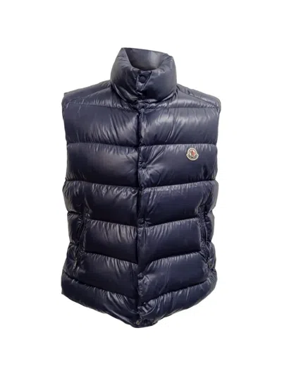 Pre-owned Moncler Vintage Tibb Quilted Gilet In Blue