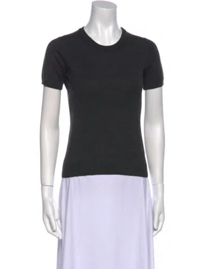 Pre-owned Moncler Vintage Wool Sweater In Gray