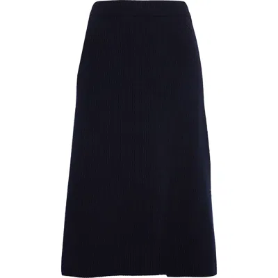 Moncler Virgin Wool & Cashmere Midi Sweater Skirt