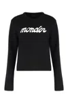 Moncler Virgin Wool And Cashmere Pullover In Black